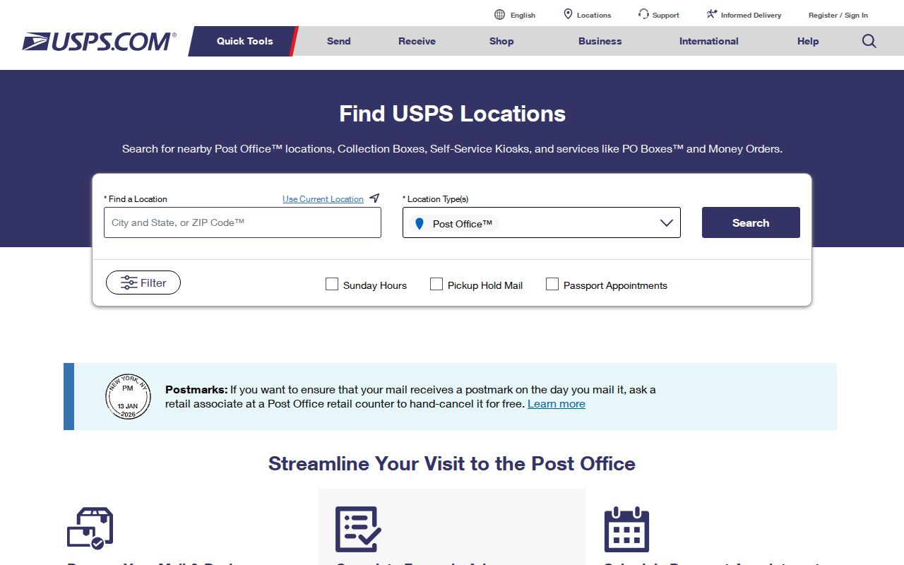 Mineola ZIP code directory USPS address verification locator